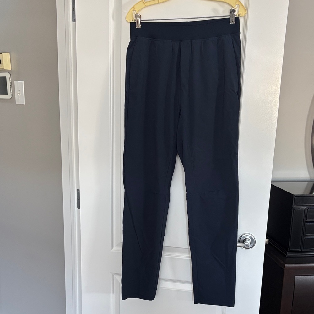 Men's Black Casual Stretch Pants